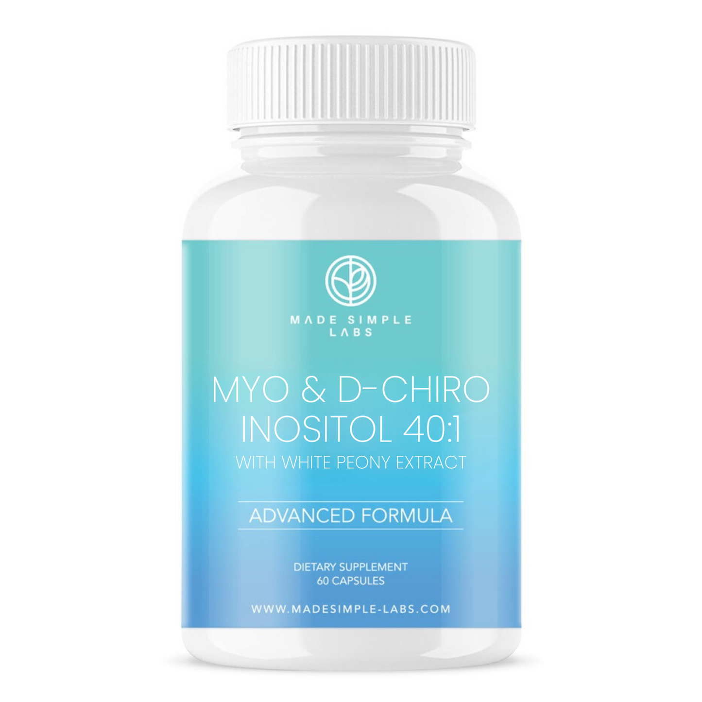 Myo & D-Chiro Inositol 40:1 Ratio + White Peony Extract
