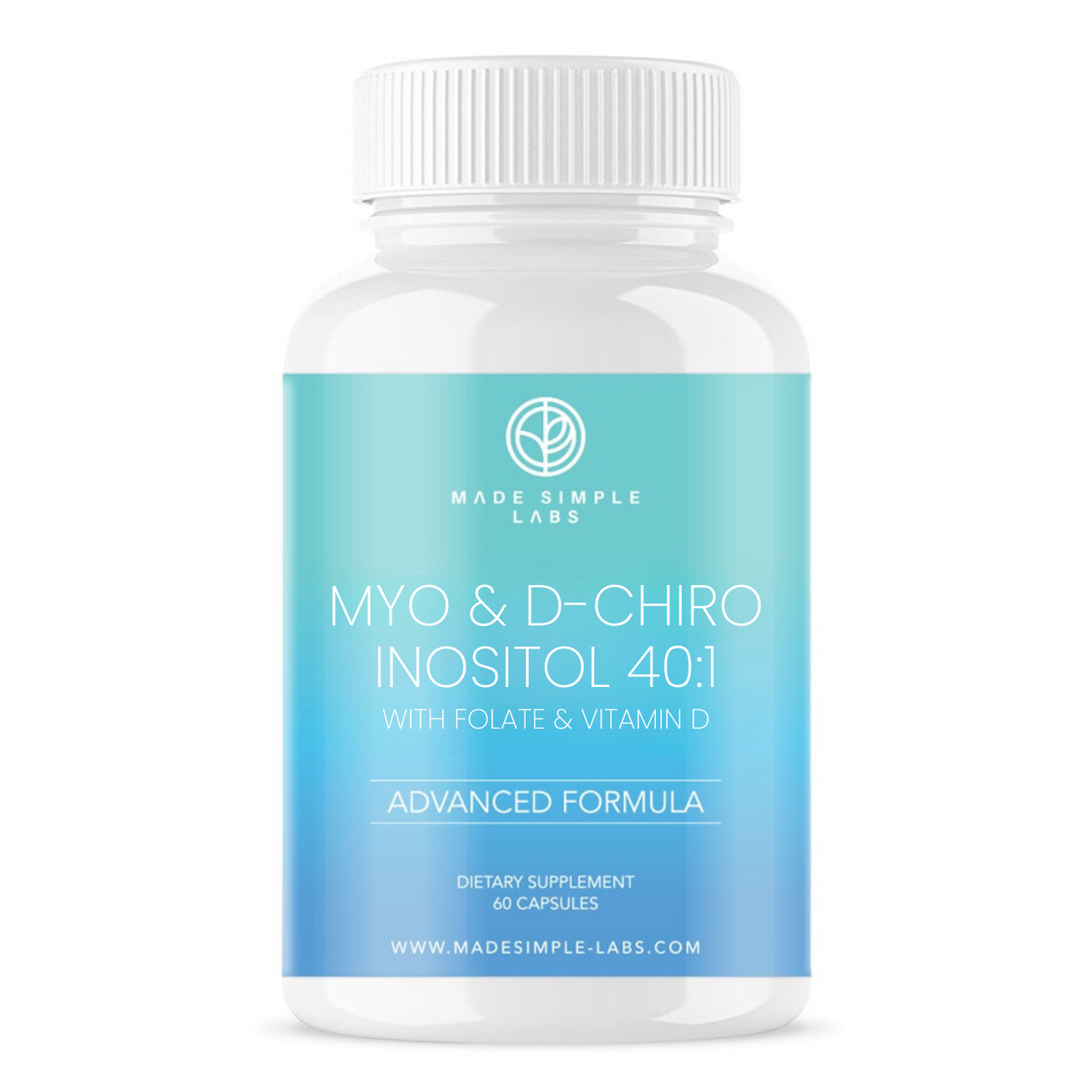 Myo & D-Chiro Inositol 40:1 Ratio + Folate & Vitamin D