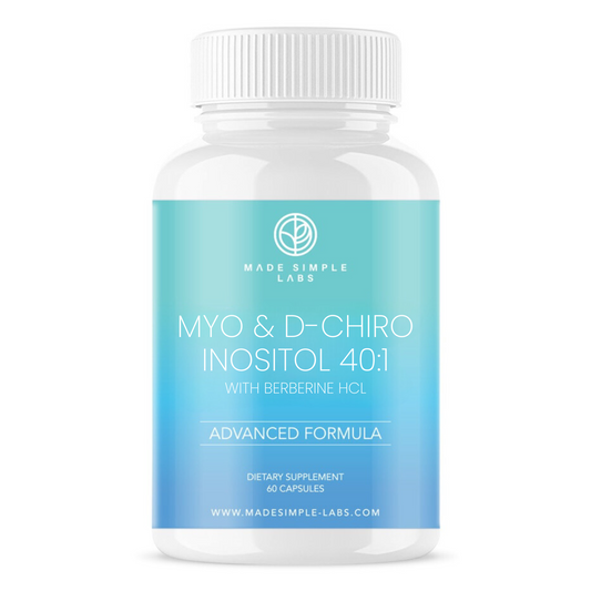 Myo & D-Chiro Inositol 40:1 Ratio + Berberine HCL 97%